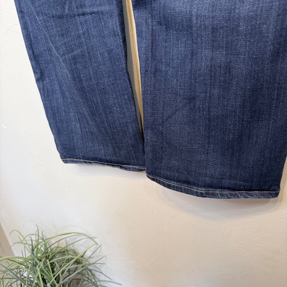 Vigoss | Thompson Tomboy Mid Rise Plus Size Denim Curve Hugging Straight Jeans - Picture 9 of 13